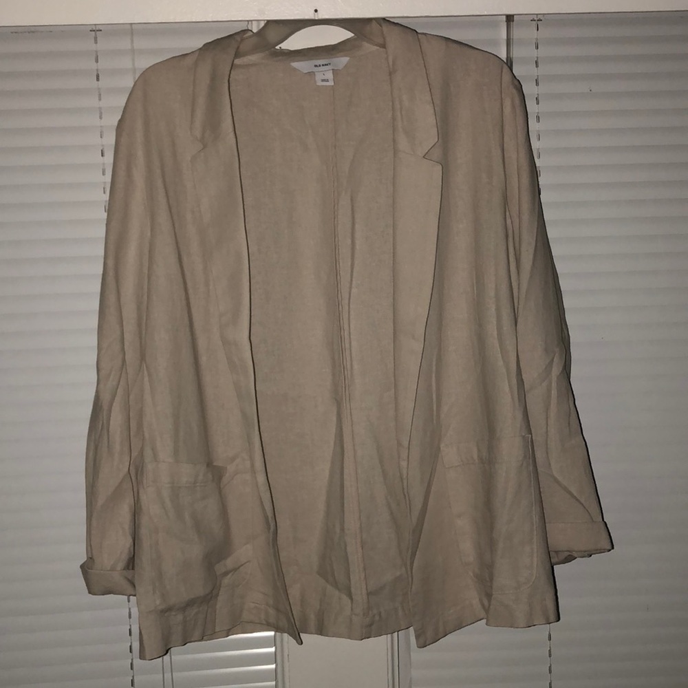 Sand cloth blazer